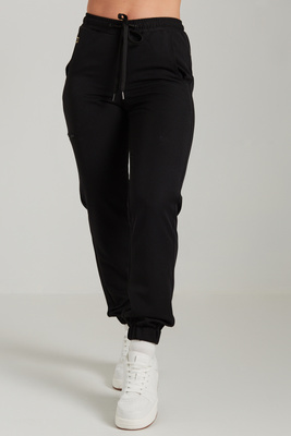 Spodnie medyczne joggery damskie - Merit - Onyx black