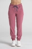Spodnie medyczne joggery damskie - Merit - Dusty pink - KangooSoft Premium