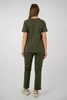 Bluza medyczna damska - Virginia - Military green - KangooNature