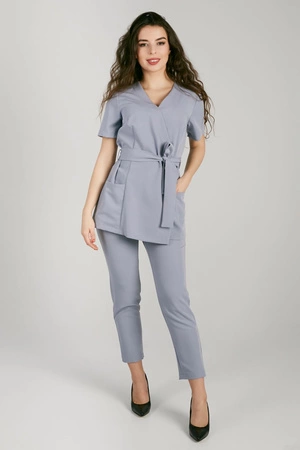 Spodnie medyczne przylegające damskie - Dove