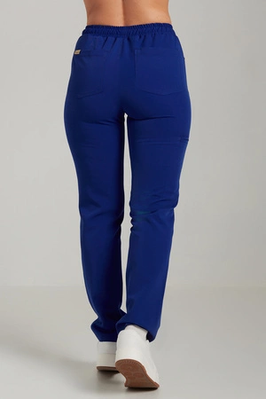 Spodnie medyczne proste damskie - Merit - Royal blue