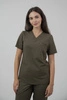 Bluza medyczna damska Virginia - Tuscan moss - KangooSoft Premium