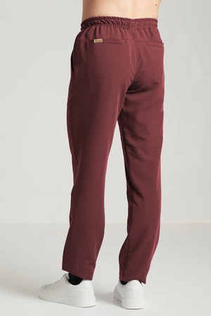 Spodnie medyczne proste męskie - Sokrates - Sangria