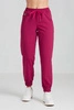 Spodnie medyczne joggery damskie - Merit - Viva magenta