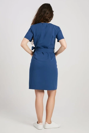 Sukienka medyczna damska - Dark denim