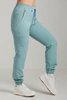 Spodnie medyczne joggery damskie - Merit - Sky blue