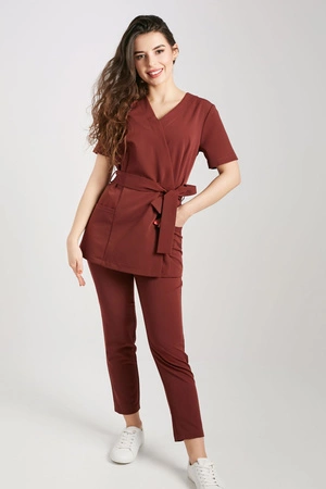 Tunika medyczna damska - Sangria