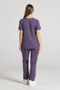 Bluza medyczna damska Merit - Midnight purple - KangooSoft Premium