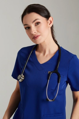 Bluza medyczna damska - Merit - Royal blue