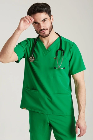 Bluza medyczna męska - Sokrates - Emerald green