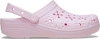 Crocs Classic Floral Cut-Out Clog - Pink milk