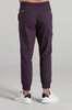Spodnie medyczne joggery męskie - Sokrates - Dark plum - KangooNature
