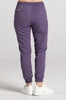 Spodnie medyczne joggery damskie - Merit - Midnight purple - KangooSoft Premium