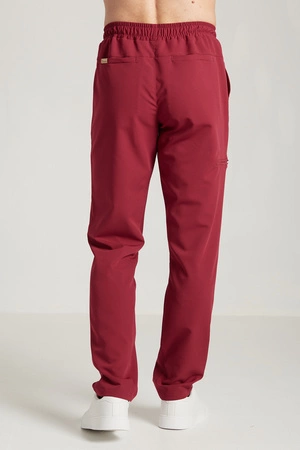 Spodnie medyczne proste męskie - Sokrates - Electric currant