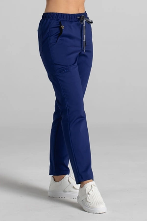 Spodnie medyczne proste damskie - Merit - Astro blue - KangooNature