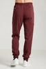 Spodnie medyczne joggery męskie - Sokrates - Sangria 
