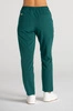 Spodnie medyczne proste damskie - Merit - Bottle green - KangooSoft Premium