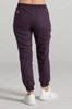 Spodnie medyczne joggery damskie - Merit - Dark plum - KangooNature