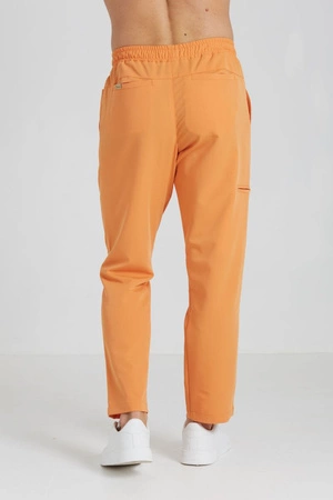 Spodnie medyczne proste męskie - Sokrates - Tangerine