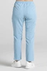 Spodnie medyczne proste damskie - Merit - Baby blue - KangooSoft Premium