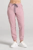Spodnie medyczne joggery damskie - Merit - Pink melange - KangooSoft Premium