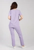 Spodnie medyczne proste damskie - Merit - Lilac dream