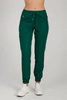 Spodnie medyczne joggery damskie - Merit - Pine green