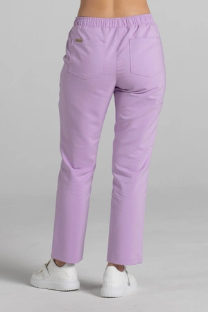 Spodnie medyczne proste damskie - Merit - Lavender - KangooNature