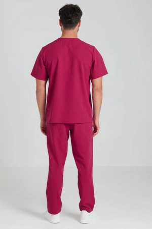 Bluza medyczna męska - Sokrates - Viva magenta