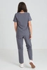 Spodnie medyczne proste damskie - Merit - Shadow grey - KangooNature