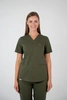 Bluza medyczna damska - Virginia - Military green - KangooNature