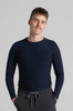 Longsleeve medyczny męski - Calm navy - Bamboo collection