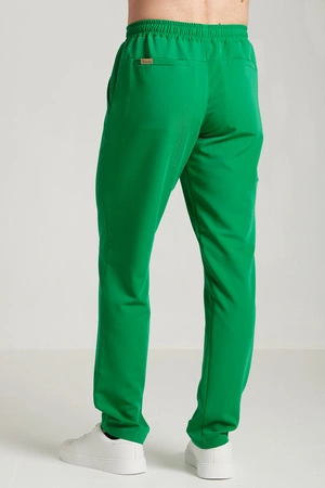 Spodnie medyczne proste męskie - Sokrates - Emerald green
