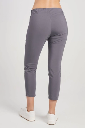 Spodnie medyczne przylegające damskie - KangooNature - Shadow grey