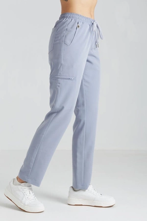 Spodnie medyczne proste damskie - Merit - Dove