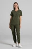 Bluza medyczna damska - Merit - Military green - KangooNature