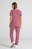 Bluza medyczna damska Merit - Dusty pink - KangooSoft Premium