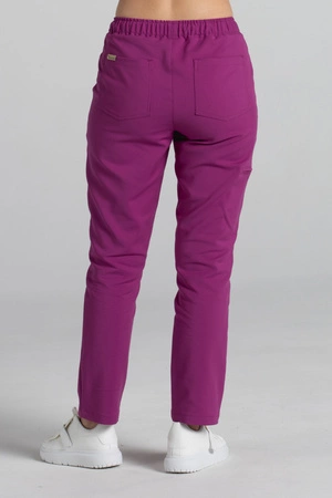 Spodnie medyczne proste damskie - Merit - Purple haze - KangooNature