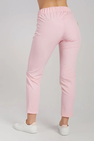 Spodnie medyczne przylegające damskie - Bubble gum