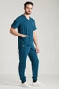 Spodnie medyczne joggery męskie - Sokrates - Ocean blue