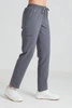Spodnie medyczne proste damskie - Merit - Shadow grey - KangooNature