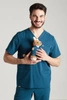Bluza medyczna męska - Sokrates - Ocean blue