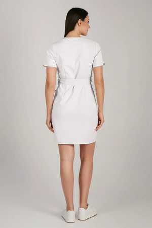 Sukienka medyczna damska - KangooNature - Pearl white