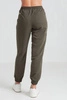 Spodnie medyczne joggery damskie - Merit - Dark olive