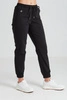 Spodnie medyczne joggery damskie - Merit - Jet black - KangooNature