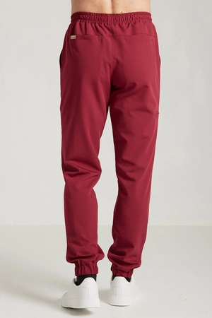 Spodnie medyczne joggery męskie - Sokrates - Electric currant