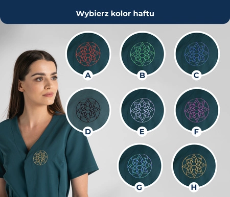 Haft loga na bluzie/tunice - 20 szt