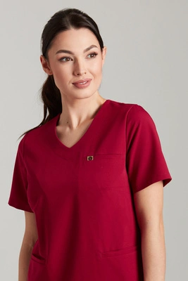 Bluza medyczna damska - Merit - Electric currant