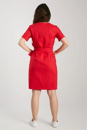 Sukienka medyczna damska - KangooNature - Bold red