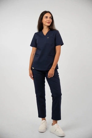 Bluza medyczna damska - Virginia - Cansas navy - KangooNature